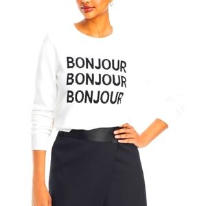 NWT Karl Lagerfeld "Bon Jour" Sweater